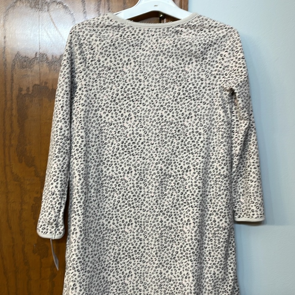 CARTER'S NWT Girls Size 8-10 Leopard Fleece Nightgown Animal Print Long Sleeve - Picture 10 of 12